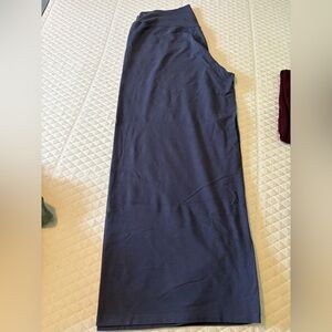 Navy Blue Women's Wide Leg Yoga pants